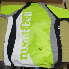 B015　mont-bell WIC.　サイクルジャージ＃2　ユニセックスXL　イエローの画像