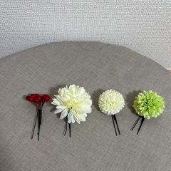 ヘアアクセサリー　卒業式向け　1回使用　中古品の画像