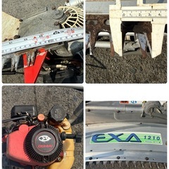 ジャンク品　OCHIAI オチアイ　EXA1210 刈ナラシ機　茶摘み機　茶刈機　バリカン　２人用　1210mm 2サイクルエンジンの画像