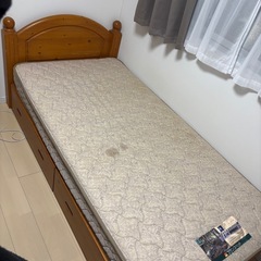 シングルベッド【引越しのため出品します】の画像