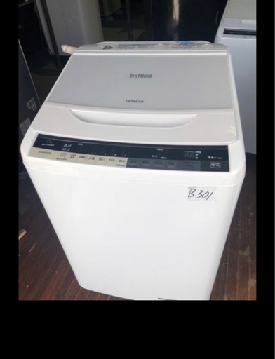 NO B301 ?福岡市内配送設置無料✨?BWV100AE4 洗濯機 10.0kg HITACHI 日立 BW-V100AE4-W エ
