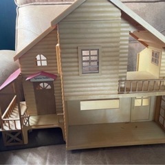 シルバニア 初期 赤い屋根の大きなおうちの画像