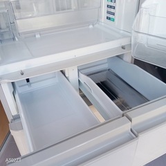 D092  送料設置無料   SHARP　自動製氷機能付き　大型冷蔵庫　412Lの画像