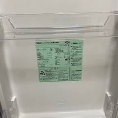 AQUA 2ドア冷蔵庫 135L AQR-14N(S)の画像