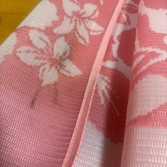 ゴザ　　ハイビスカス　海　レジャー用　一畳サイズ　　何か買ってくれた方にサービスしますの画像