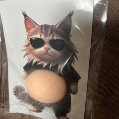 柴犬お腹シール&ねこちゃんお腹シールの画像