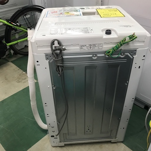 ジャングルジャングル貝塚店　洗濯機　ヤマダ　6.0kg 白　ホワイト　上開き　ステンレス槽　パルセーター　風乾燥　2022年製　中古　