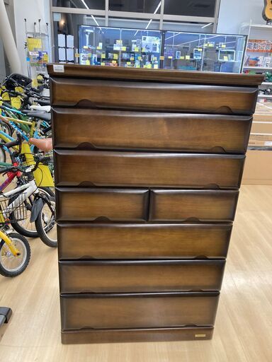 A-1347【リユースのサカイ野々市店】ジモティ来店特価‼ チェスト 茶※クリーニング済み