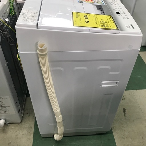 ジャングルジャングル貝塚店　洗濯機　東芝　2024年製　5.0kg  白　ホワイト　ダブルシャワー洗浄　カセット式糸くずフィルター　部