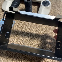 【希少】フィアット アバルト 2DINナビ取付キット ベージュ枠の画像