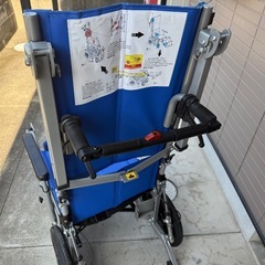 車椅子 リクライニング 折りたたみ 介護 軽量 コンパクトの画像