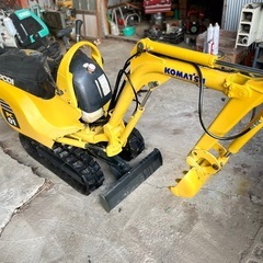 コマツ ミニユンボ PC01 950時間 実働 コンパクト 小型油圧ショベル の画像