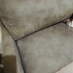 25日朝9時まで限定  ソファ　 レザーファブリック　ウレタン　Sバネ の画像