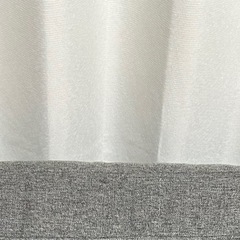 【美品】 遮光1級・遮熱・遮音カーテン+レースカーテン　
ホワイト　ニトリの画像