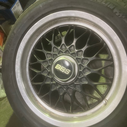 値下げ交渉あり。当時物メッシュBBS15インチ6.5J 114.3