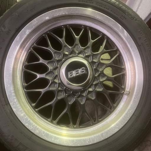 値下げ交渉あり。当時物メッシュBBS15インチ6.5J 114.3