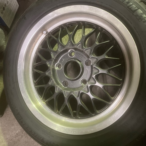 値下げ交渉あり。当時物メッシュBBS15インチ6.5J 114.3