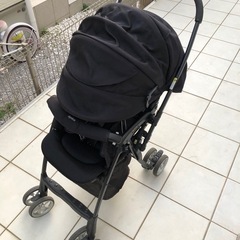 Aprica スティック ベビーカー ブラックの画像