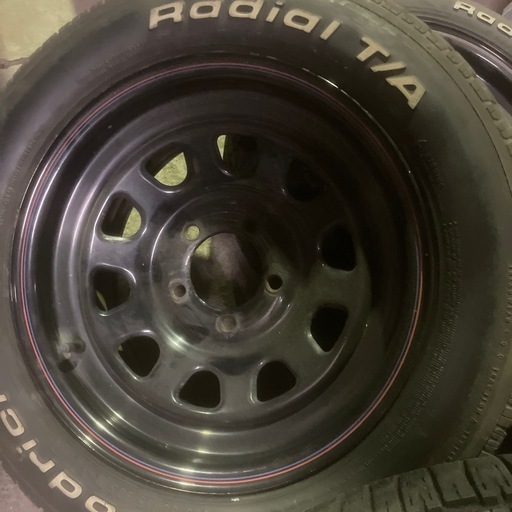 値段交渉あり。人気ホイール！デイトナ15インチ7J ５穴