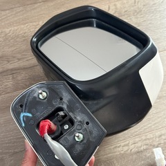 【純正】ホンダ N-BOX (JF1/JF2) サイドミラー 右側 ウインカー付 パールホワイトの画像