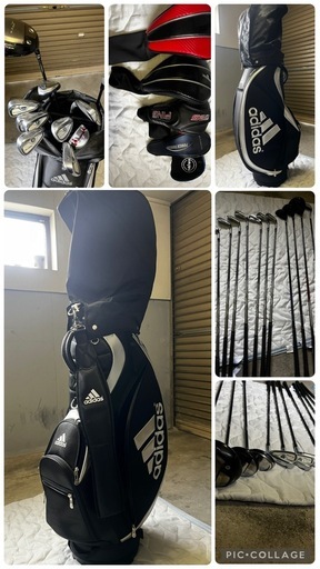 ゴルフクラブセットYAMAHA、GLOIRE、PING、Daiwa バッグ付き