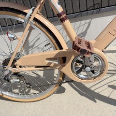 Lupinus(ルピナス)LP-246VD-K　シティサイクル ダイナモライト・シマノ製6段変速の画像