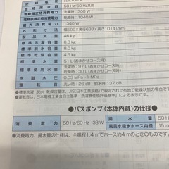 洗濯機・乾燥機 Panasonic の画像