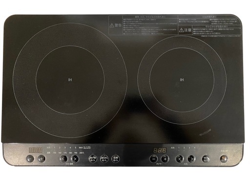 【決まりました】★アイリスオーヤマ 2口IHコンロ IHK-WKT41S-B 2024年製
