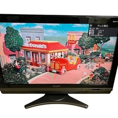 SHARP AQUOS DVD内蔵液晶テレビの画像