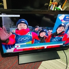 SHARP液晶テレビの画像