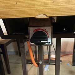 【2月末まで】ガス式　天板焼きテーブル　焦げ汚れあり　現状品　業務用　お好み焼き　焼肉　バーベキューの画像