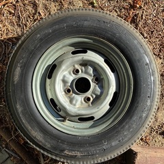 旧車  当時物13インチ鉄チンホイール 5本セットの画像