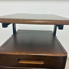 木製デスク用　袖机　キャスター付の画像