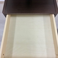 木製デスク用　袖机　キャスター付の画像