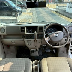 総額24.0万円★車内広々フラット軽箱バン★オートマ★ETC★キーレス★ 平成25年式 スズキエブリィバン PAハイルーフ(DA64V)17.0万キロ 車検令和10年2月ホワイトの画像