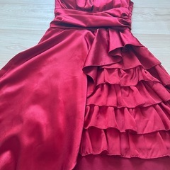 ワインレッドミニドレス美品
の画像