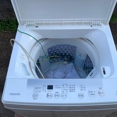 2023年製 TOSHIBA 4.5kg洗濯機 ダブルシャワーウォッシュ　AX-45GA2 高年式美品です☺️の画像