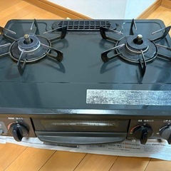 リンナイ 都市ガス グリル付きガステーブル KG34NBKLの画像