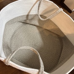 大きめ布収納バスケットの画像