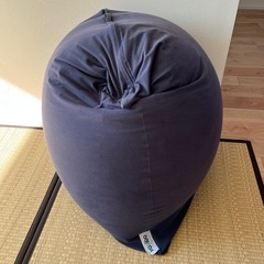 Yogibo mini ヨギボーミニ 本体1つとカバー2つ(ネイビーブルー&ワインレッド)の画像