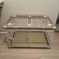 アイリスオーヤマ ペットサークル ロータイプ　屋根付きの画像