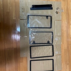 車用　ナンバーフレームの画像