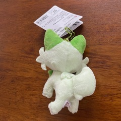 【美品】　ポケモン　ニャオハ　マスコット　ボールチェーン付きの画像