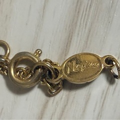 NAPIER ネイピア　ヴィンテージ　 ネックレス ペンダント　コスチューム　ジュエリー　ゴールド　薔薇　リーフの画像