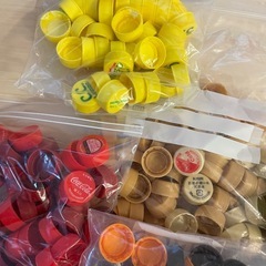 ペットボトルキャップ　大量の画像