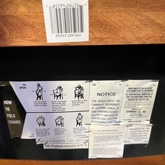 Costco  折りたたみ椅子-チェアの画像