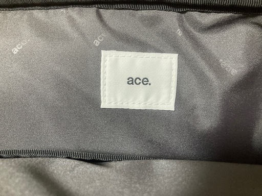 ace. フレックスライトコート ショルダーバッグ撥水8L黒