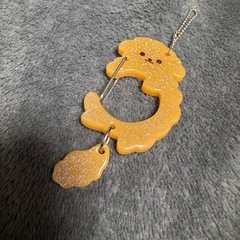 わんこカラビナ　トイプードルの画像