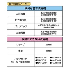 【節水に！】 バスポンプ機能付洗濯機用  風呂水給水ホースセットの画像