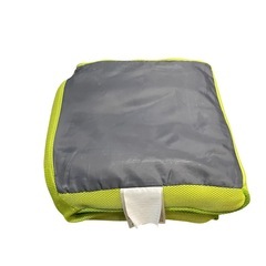 【ジ0213-18】コンパクトに収納可能‼️シンプルな座椅子 幅380mm✕奥行き530mm（最小410mm） ✕高さ430mm（最小160mm） グリーン 一人暮らしの画像